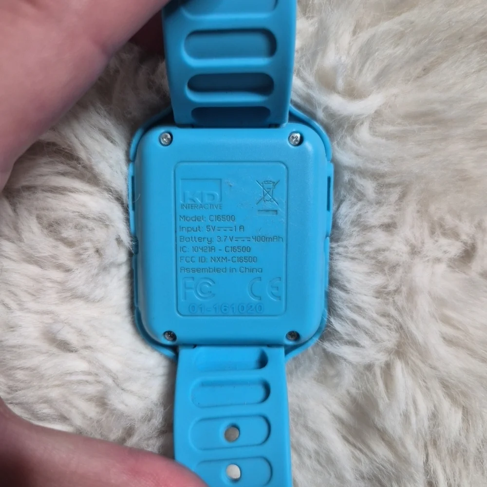 Kurio Kids Smartwatch Smart Watch C16500 Blue Rubber Band Fun Safety Education ✨